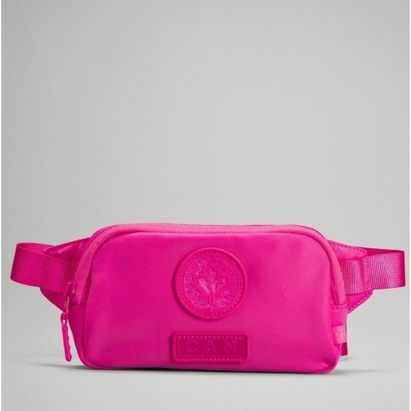 lululemon athletica Handbags - NEW Team Canada sonic pink mini belt bag